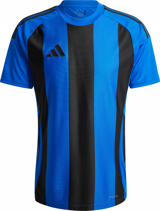 Adidas - Striped 24 Player Jersey - Royal Blue & negro