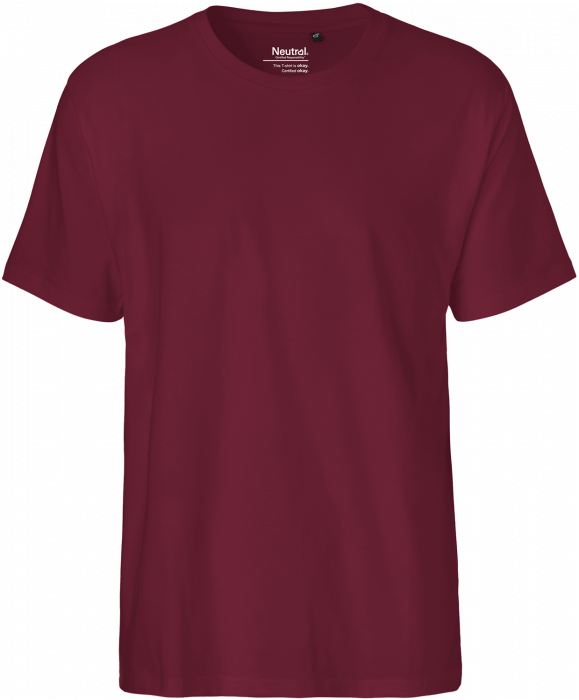Neutral - Organic Cotton T-Shirt - Bordeaux