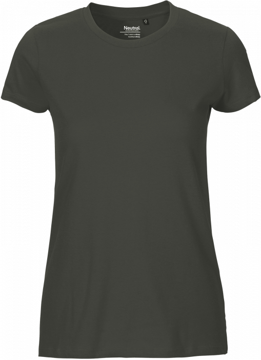 Neutral - Økologisk Fit T-Shirt Dame - Charcoal