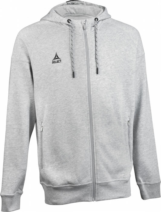 Select - Oxford V25 Hoodie W. Zip - Grigio