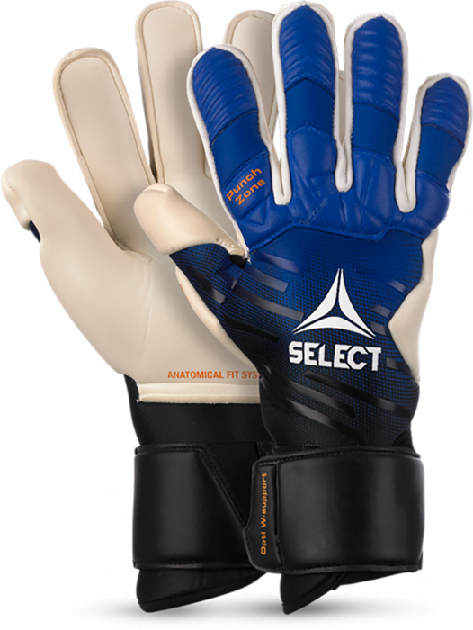 Select - 93 Elite Goal Keeper Gloves V23 - Azul & blanco