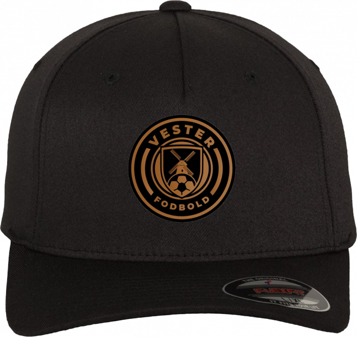 Flexfit - Vester Fodbold Cap - Svart