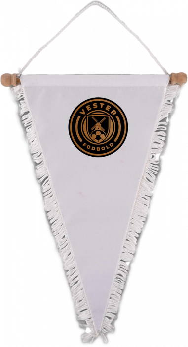 Sportyfied - Vester Fodbold Vimpel - White